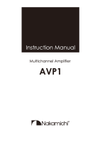 Nakamichi AVP1-Owners-Manual